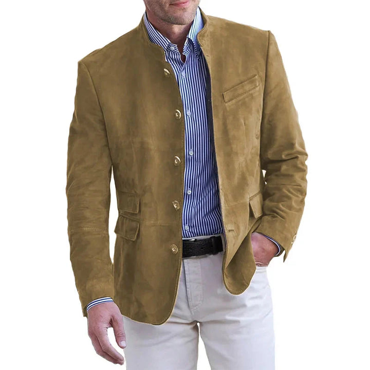 Elegant Suede Jacket voor mannen