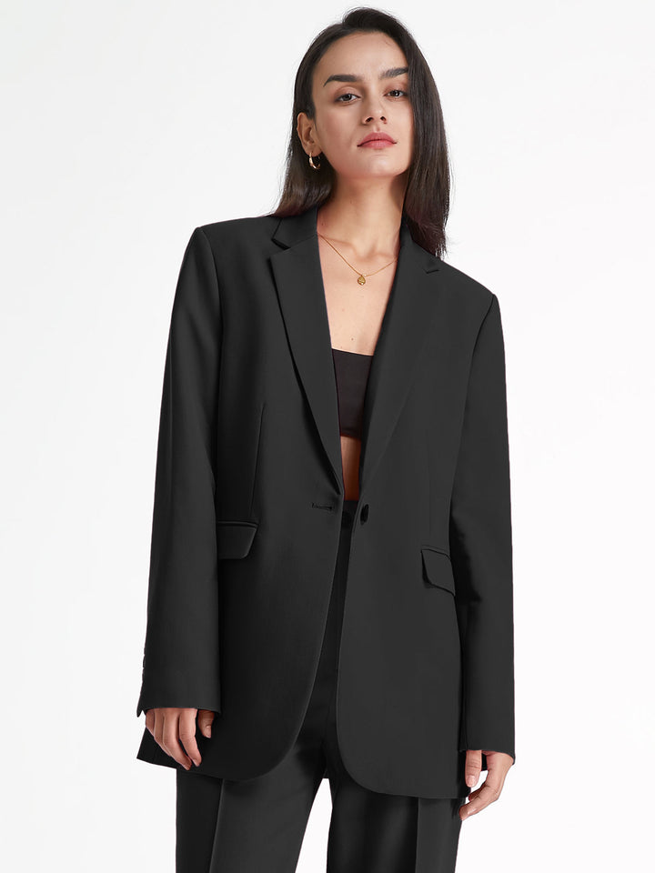 Effen gekleurde essentiële blazer