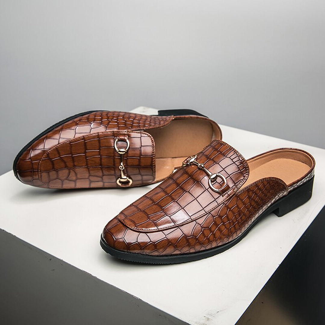 Stijlvolle loafers met open achterkant